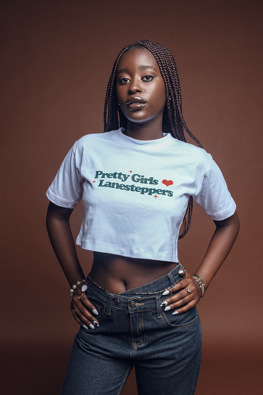 PRETTY GIRLS CROP TEE