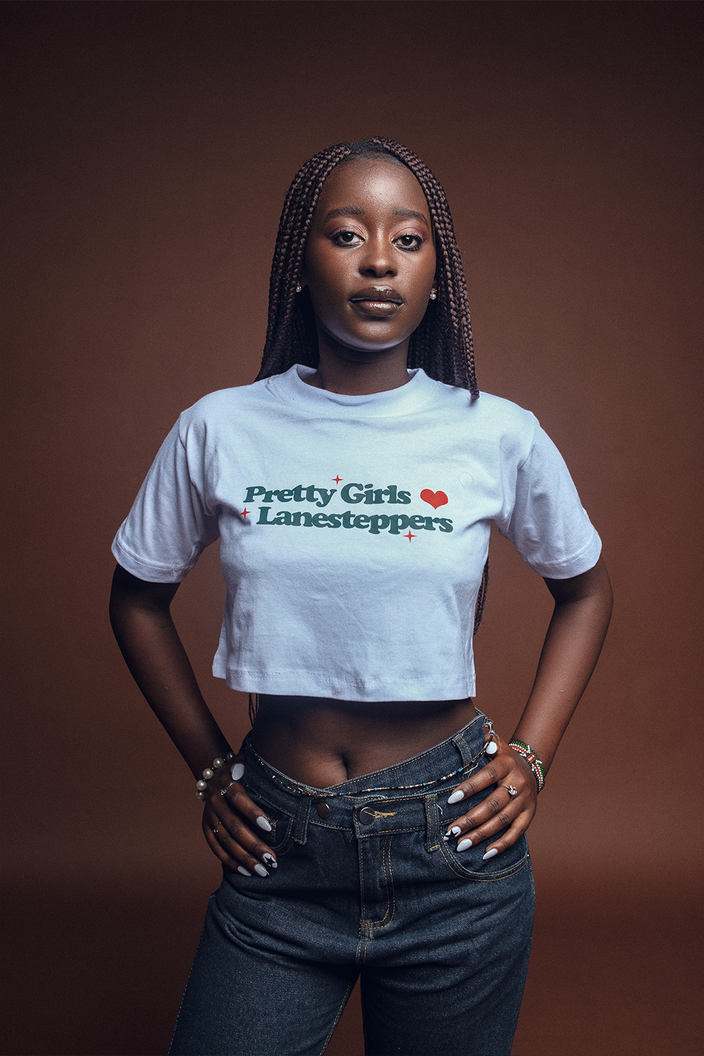 PRETTY GIRLS CROP TEE